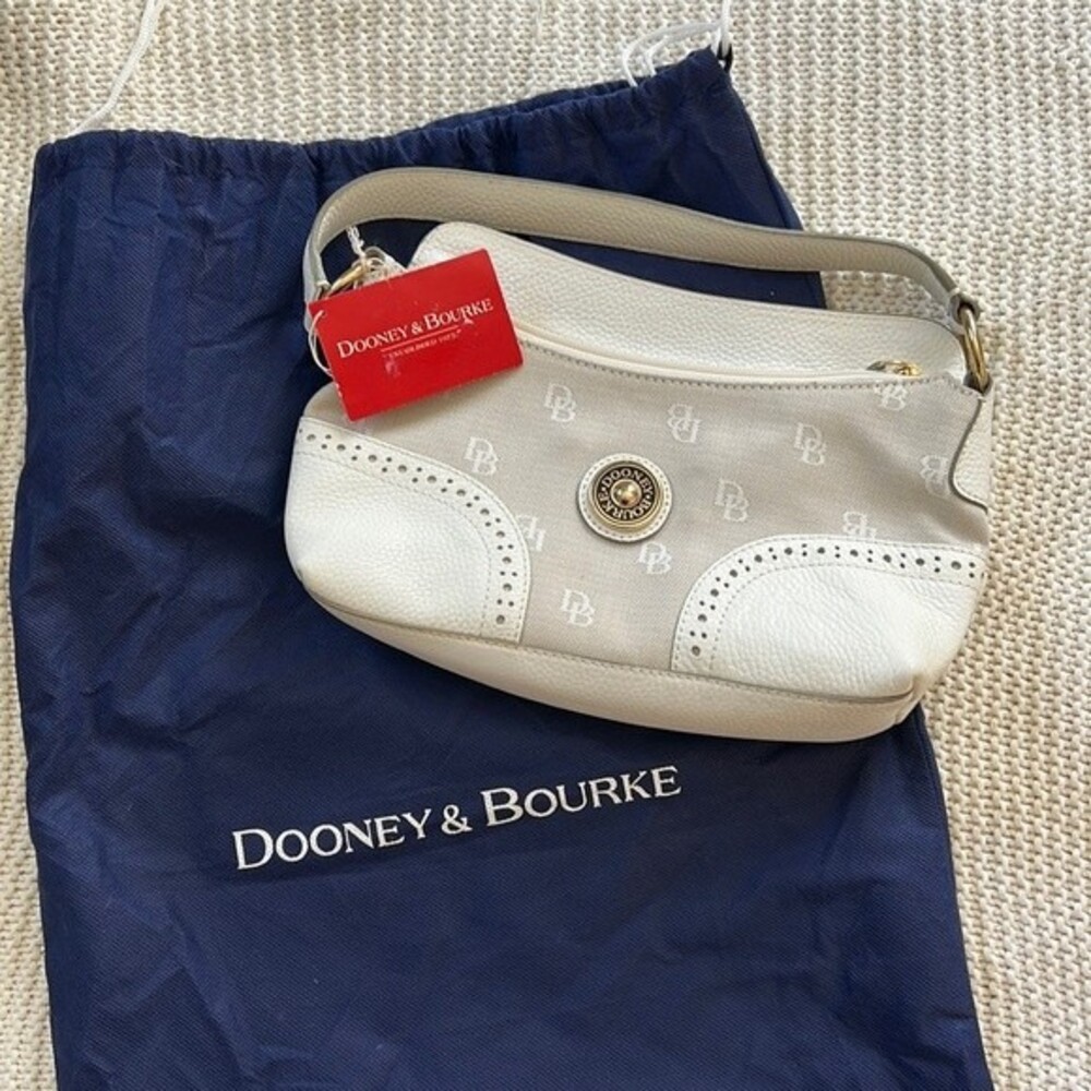 NWT Dooney & Bourke Slouch Handbag, White